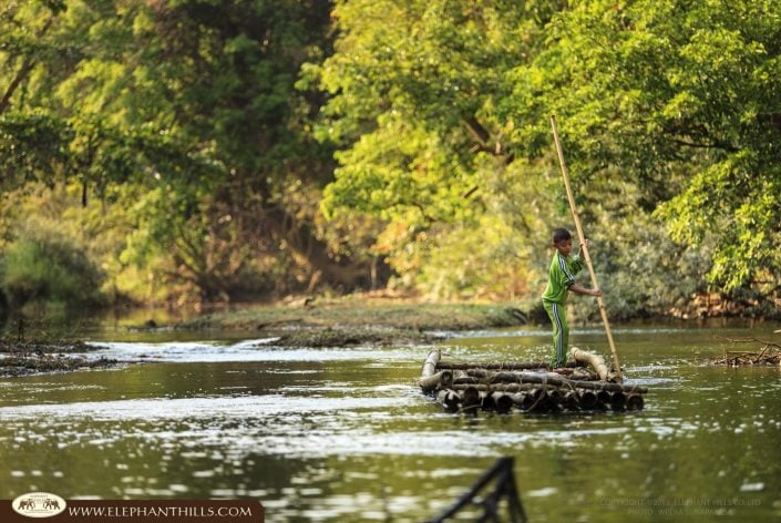Floating local people Sok river Rainforest Jungle KhaoSokNationalPark ElephantHills