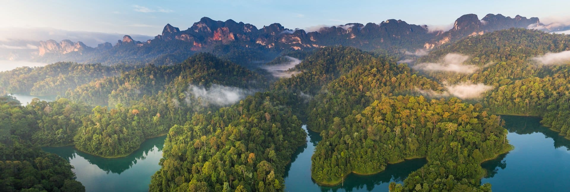 Tours in Khao Sok National Park 2 View of tropical rainforest over Khao Sok National Park